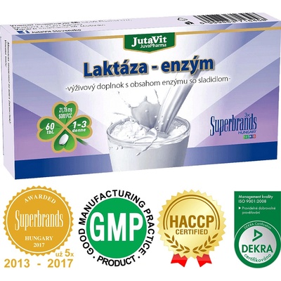 JutaVit Laktáza enzým 60 tabliet