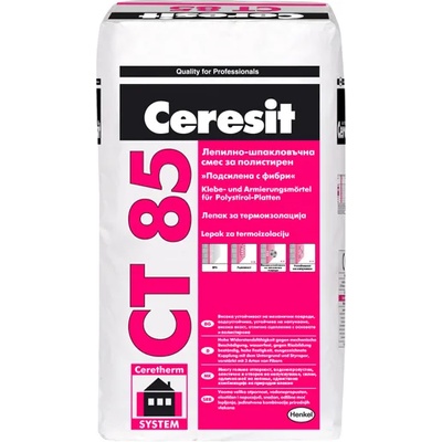 CERESIT СТРОИТЕЛЕН РАЗТВОР ЗА ТОПЛОИЗОЛАЦИЯ СТ85 25кг (1067355)