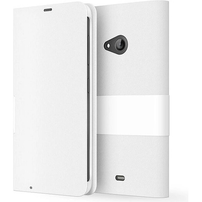 Nokia Калъф за Nokia Lumia 535, Flip Cover, бял