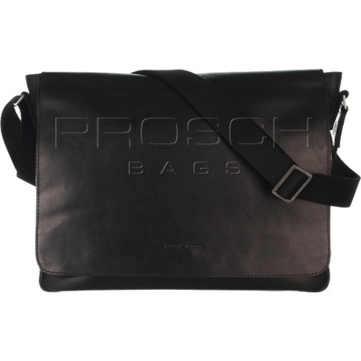 GreenBurry kožená crossbody taška A4 1101-20 Black