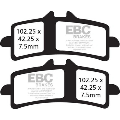 Brzdové destičky EBC FA447HH FA447HH