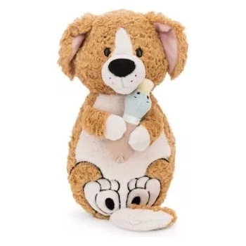 NICI Ничи: Кафяво плюшено куче и патица - 40 x 20 cm
