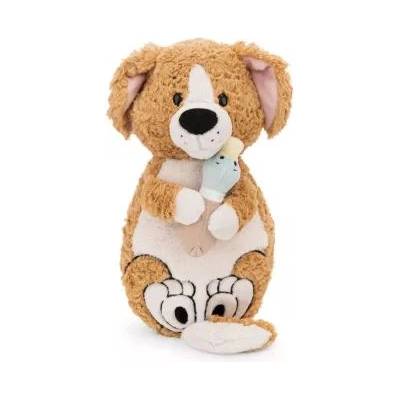 NICI Ничи: Кафяво плюшено куче и патица - 40 x 20 cm