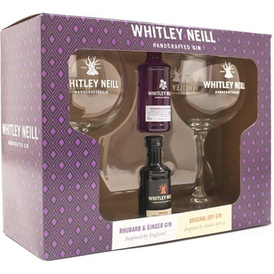 Whitley Neill 43% 2 x 0,05 l (dárkové balení 1 sklenice)