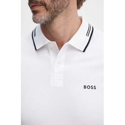 BOSS Green тениска с яка мъжка памучна Paul (50506193)