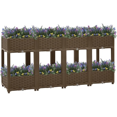 Nabytek XL Vyvýšený záhon 160 x 40 x 71 cm polypropylen