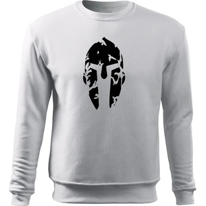 DRAGOWA мъжки суитшърт Спартанец, бял, 300г/м2 (3791)