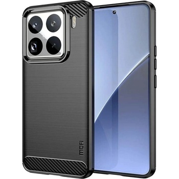 GKK Противоударен Калъф за Xiaomi 15 Pro, Premium Carbon Case, Черен (5949419262461)