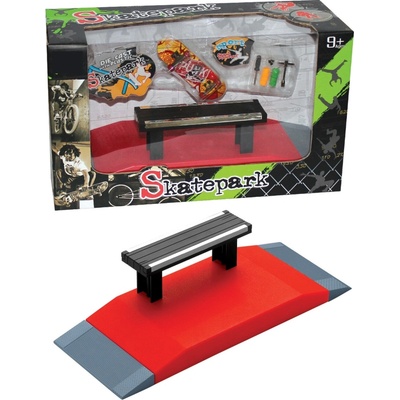 Sparkys SKATEBOARD s lavičkou 3 druhy zahnutá tyč