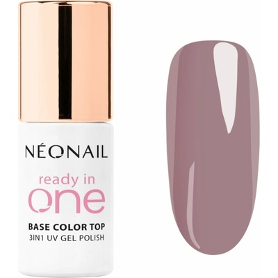 NEONAIL Ready In One 3in1 UV Gel Polish gélový lak na nechty s diamantovým práškom odtieň 08 One Mauve 7.2 ml
