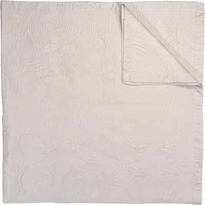 Moooi přehoz na postel DODO PAVONE slonová kost bavlněný satén 260 x 260 cm