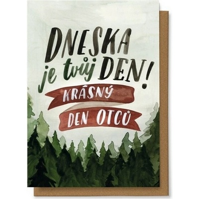 Přání "Dnes je tvůj den! Krásný den otců"