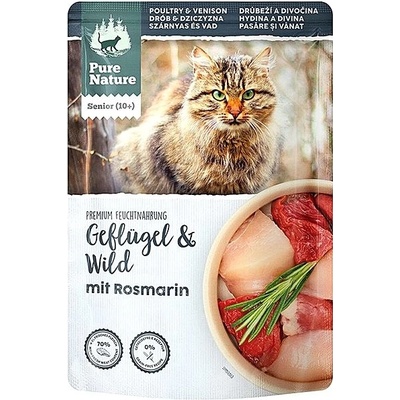 Pure Nature Cat Senior Hydinová a Zverina 85 g