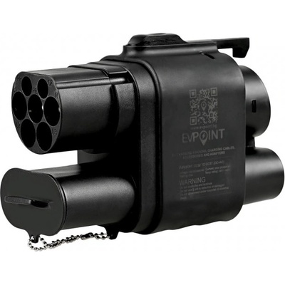 EVPOINT АДАПТЕР ЗА БЪРЗО ЗАРЯДНИ СТАНЦИИ ccs2 КЪМ ccs1 ac+dc (c2c1acdc)