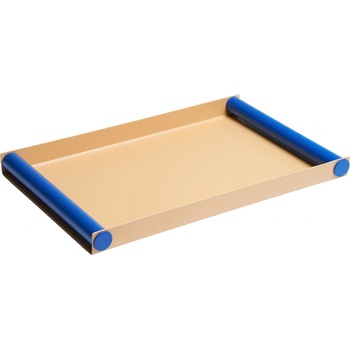 Design Letters Поднос за сервиране Ray голям бежово и кобалтово (10101702BEIGCOBAL)