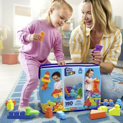 MEGA BLOKS Pořádně velký pytel kostek - Modrý (150) – Hledejceny.cz