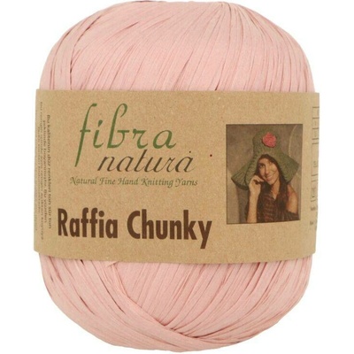 Fibra Natura Raffia Chunky 04 světle starorůžová