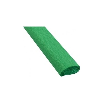 JUNIOR Papier krepový - tm. zelený 24