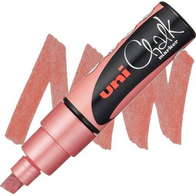 Uni PWE-8K Chalk metalická červená