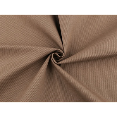 Bavlněná látka / plátno hrubší s keprovou vazbou Varianta: 3-17 (250 g/m²) béžová tmavá 58705/150196/270620