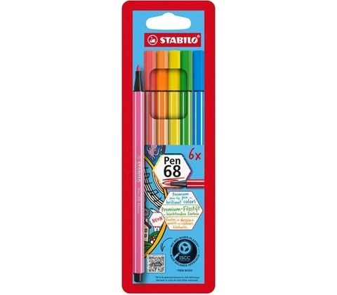 Stabilo Pen 68 6 ks