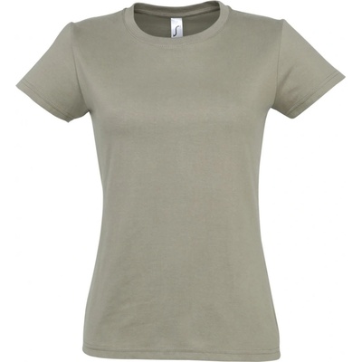 SOĽS Imperial Dámske triko s krátkym rukávom SL11502 Khaki