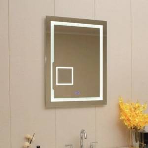 Inter Ceramic Огледало с лед осветление Настя 60х80 см, нагревател и козметично огледало (icl 1899)