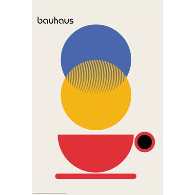 Plagát, Obraz - Bauhaus Coffee Abstract, 61 × 91.5 cm