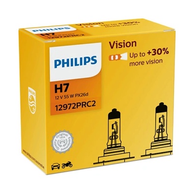 Philips Крушка, фар philips h7, 12v, 55w, 2 бр