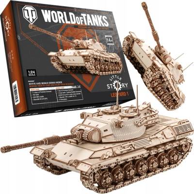 Little Story Dřevěné 3D puzzle Tank Leopard 1 1272 ks