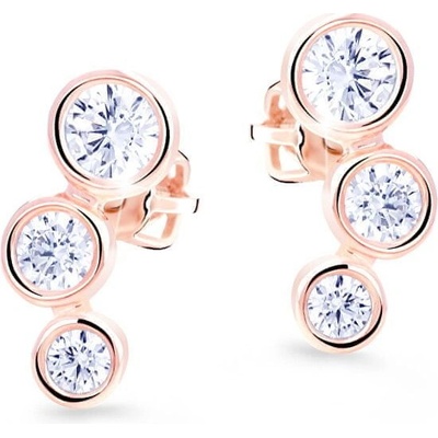 Cutie Jewellery náušnice s trblietavými zirkónmi Z8030-30-10-X-4