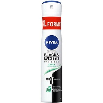 Image 1 of Nivea Black & White Invisible Fresh 48h deo spray 200 ml