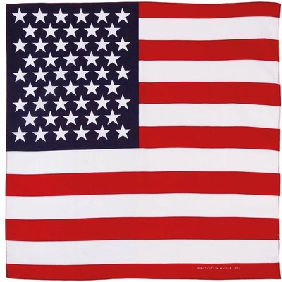 MFH Шал, знаме на САЩ, приблизително 55 x 55 cm, памук (16403Q)