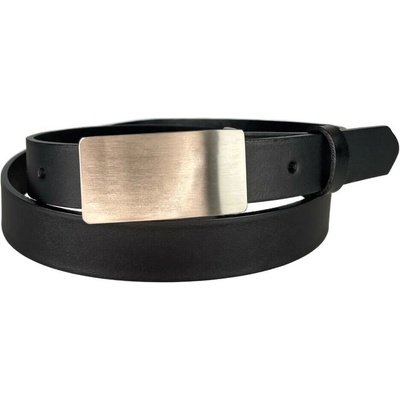 Penny Belts kožený opasek 2506-63 černý