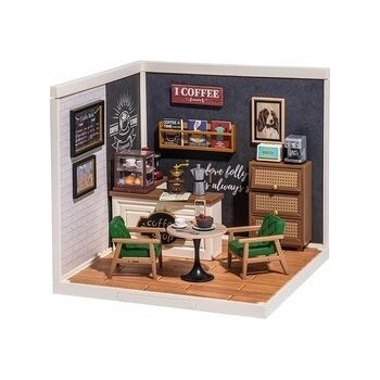 Robotime miniatúra domčeka Kaviareň inšpiráciou