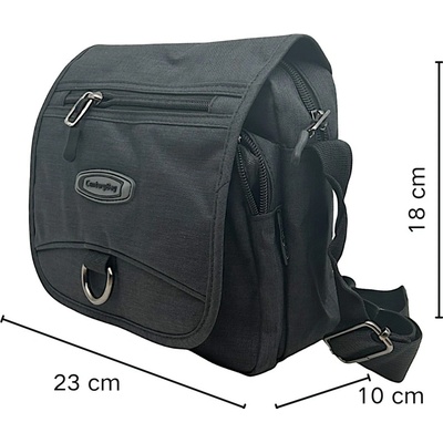 New Berry brašna taška přes rameno C1010 stylová a praktická černá