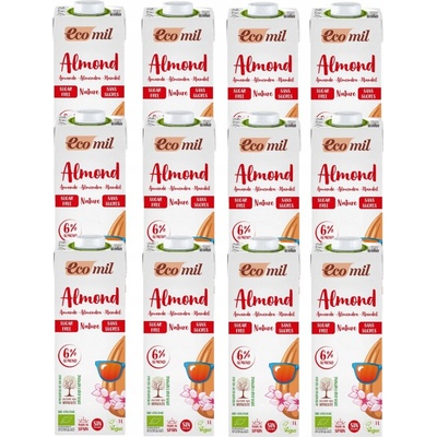 Ecomil Bio Nápoj zo sladkých mandlí Nature 1 l