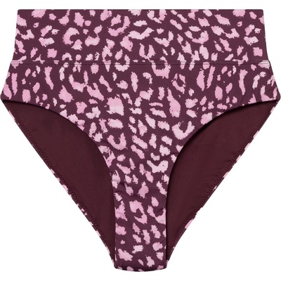 DEDICATED Дамско бикини долнище DEDICATED Women's Bikini Pants Slite Bikini bottom - Leopard Burgundy - размер XL (150-1789-1515)