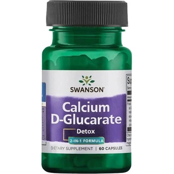 Swanson Calcium D-Glucarate, 60 капсули, Swanson (SWU123)