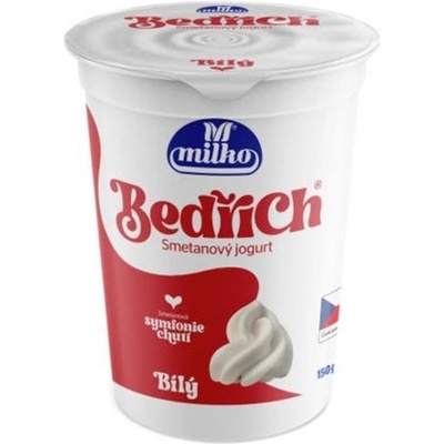 Milko Bedřich smetanový jogurt bílý 10% 150 g