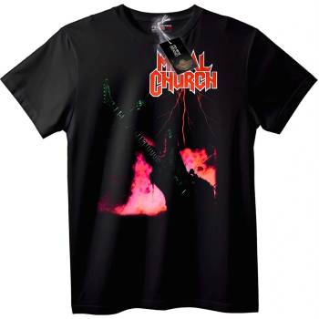 NOONEBRAND Мал Чърч Рок Т-Шърт - 2XL, Black