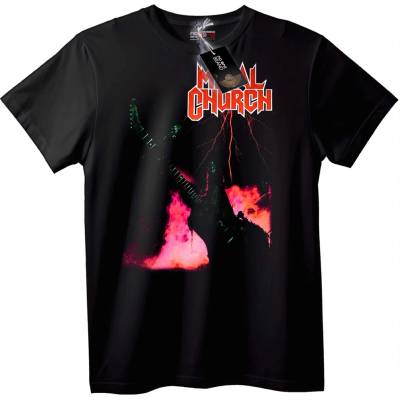 NOONEBRAND Мал Чърч Рок Т-Шърт - 2XL, Black