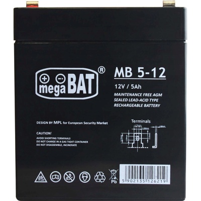 MegaBat MB 5-12 12 V 5 Ah