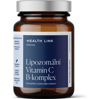 Health Link Lipozomálny vitamín C+B-komplex 60 kapsúl