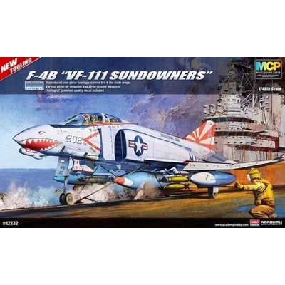 Academy Изтребител F-4B Phantom (VF-111 Sundowners) (12232)