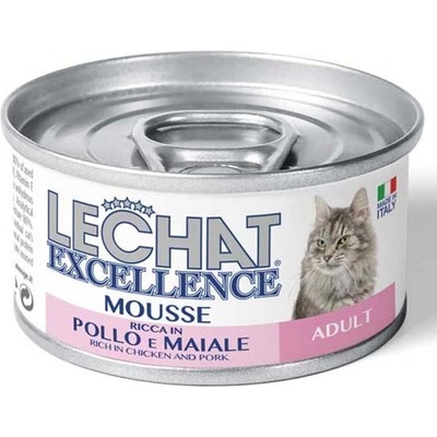 Monge Lechat Excellence Mousse Adult cat Pena s bravčovým a kuracím mäsom 85 g