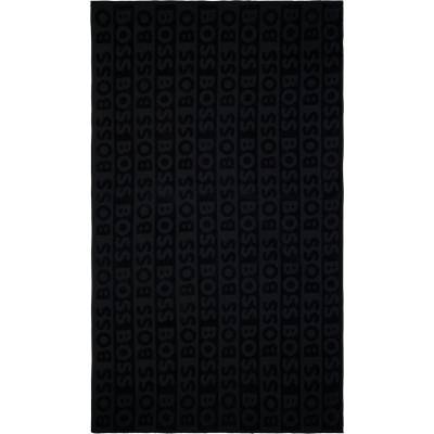 Boss Home Хавлиена кърпа Boss Home Font Beach Towel - Black