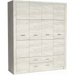 Bogdan Furniture Europe Гардероб Indianapolis I-18, бял крафт - memo