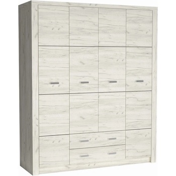 Image 1 of Bogdan Furniture Europe Гардероб Indianapolis I-18, бял крафт