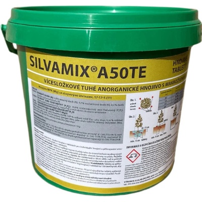 SILVAMIX A50 TE Tabletové hnojivo pre ovocné stromy a kríky 5 kg